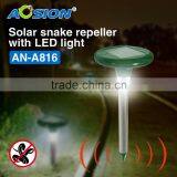 Aosion Supply With Garden Light Sonic Solar SNAKE REPELLER & Pest Repellent AU