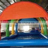 Qihong High Quality Cheap Inflatable Air Cabin Tent, Inflatable Dome Pool With Tent Made in China thumbnail-1