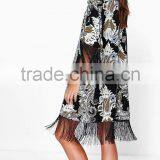 New Model Floral Printed Ladies Elegant One Piece Beautiful Kimono thumbnail-3