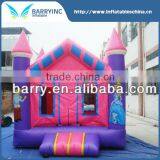 Pink Inflatable Princess Bouncy Castle for Party