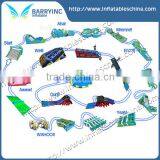 Outdoor Fun Easy Jumper Team Adult Inflatable Obstacle Course , Workout Obstacle Game