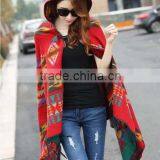 2016 Fashion design new cape poncho women hoodie style poncho scarf