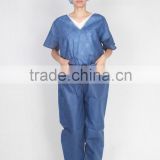 Hospital Use Heavy Duty Dark Blue Doctor Scrub Suit, Patient Suit, Nurse Suit