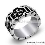 Fleur de Lis Patterns Stainless Steel Casting Design Jewelry Ring