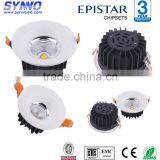 Die Casting Aluminum High Heatsink 10w Cob Led Downlight