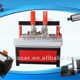 Two Head Cnc Router With Rotating Attachment