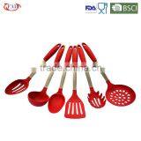 6pcs/set Names of Cooking Utensils,Silicone Cooking Utentils thumbnail-1