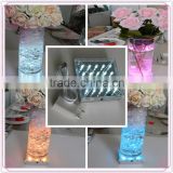 New crystal centerpieces event decoration rechargeable battery operated led flower vase light Wedding Decor