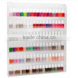 6 Tier Clear Acrylic Nail Polish Salon Wall Display 24" x 20.5"