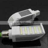 2015 10w 120 degree led plc e27 g24 LED Plug Light CE ROHS