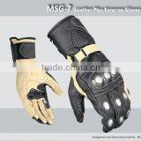 Kangaroo Motorbike leather Gloves PW-MSG7