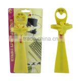 Cute Yellow Color Plastic Mobile Phone Holder