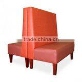 Modern Wooden Restaurant Double Booths Banquette Seating for Sale thumbnail-1