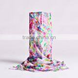 Customer Design Print Silk Scarf thumbnail-1