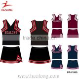 Sublimaiton School Wholesale Cheerleading Uniforms Design With Picture
