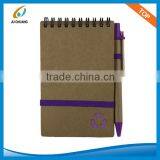 Kraft Material School Notebook With Free Pen thumbnail-5
