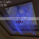 Fashionable Fiber Optic Crystal Ceiling Light, Fiber Optic Chandelier With RF Remote Control thumbnail-1