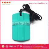 Food Grade Chewable Teething Necklace Silver Gemstone Pendant thumbnail-3