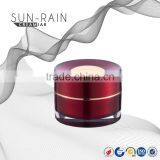 Hot Square Clear Wholesale Empty Natural Round Shaped Acrylic Cosmetic Jar thumbnail-1