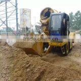 Self Loading and Propelled Concrete Mixer Power Shift Truck With Pump Diesel Engine Air Conditioner thumbnail-2