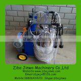 Mobile Cow Milking Machine With Double Buckets thumbnail-1