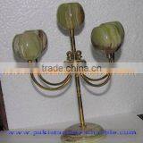Hot Sale Popular ONYX CANDLE HOLDERS STANDS BRASS WORK thumbnail-6