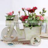New Design Rustic Wooden Cart Silk Roses Artificial Flowers Suit thumbnail-1