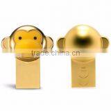 High Quality Golden Monkey Shape USB Flash Drive, Mini Cartoon USB Stick thumbnail-2