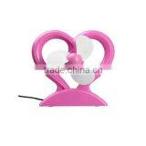 Supply Creative Fashion USB Creative Love Mini Fan thumbnail-1