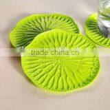 Anti-Slip Round Lotus Leaf Cup Mats Coasters thumbnail-3