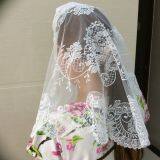 Spanish Lace Mantilla Embroidery Authentic Spanish Lace Mantilla Veils thumbnail-5