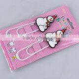 2PC Silicone Christmas Snowman/Christmas Tree Design Super Paper Clip thumbnail-2