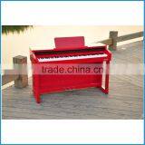 Glossy Red Color Pure Piano Tone 88 Key Hammer Action Keyboard Electric Piano thumbnail-2