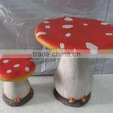 Beautiful Mushroom Shape Fiberglass Garden Chair thumbnail-3