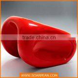 Fashionable Restaurant Cheap Fiberglass Chair thumbnail-1