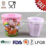 Double Memine Cup and Mug For Milk Water or Coffee With Kitty and Stripe thumbnail-1