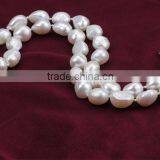 Baroque 8-9mm AAA Freshwater Pearl Necklace Earrings Set thumbnail-2