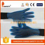 DDSAFETY 2017 PVC Gloves Yellow PVC Fully Dipped Cotton Liner Safety Gloves