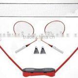 2 in 1 tennis, badminton and tennis net