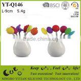 Food Grade Silicone Fruit Fork thumbnail-1