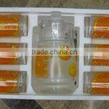 JK036 7pcs Glass Drinking Set With Deco thumbnail-4