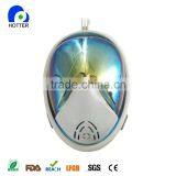Swimming Equipment Full Face Snorkel Mask With Electroplate Beautiful Plating Mask thumbnail-1