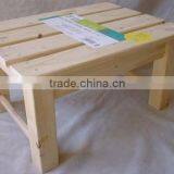 Natural High Quality Pine Wood Stool thumbnail-1
