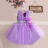 2015 Free Shipping Sleeveless Flower Girl Dancing Dress Party Baby Girl Christening Dress Kids Baby Birthday Christmas Dresses thumbnail-4