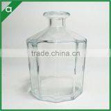 Decahedral Glass Bottle for 250ml Reed Diffuser With Glass Stopper D8cm, H11.6cm