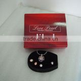 5 pearls set of wish pearl and love pearl gift jewelry (red box) English version