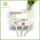 Eco-friendly Disposable Wood Cutlery Set thumbnail-1