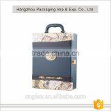 Fancy New Designed Fashionable High Quality Wine Box With Handle thumbnail-1