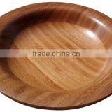 Rund superior Thick Bamboo Oval snack Tray for sale