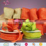 Wholesale 9mm Decorative Celebrate it Jute Burlap Ribbon for Party thumbnail-1
